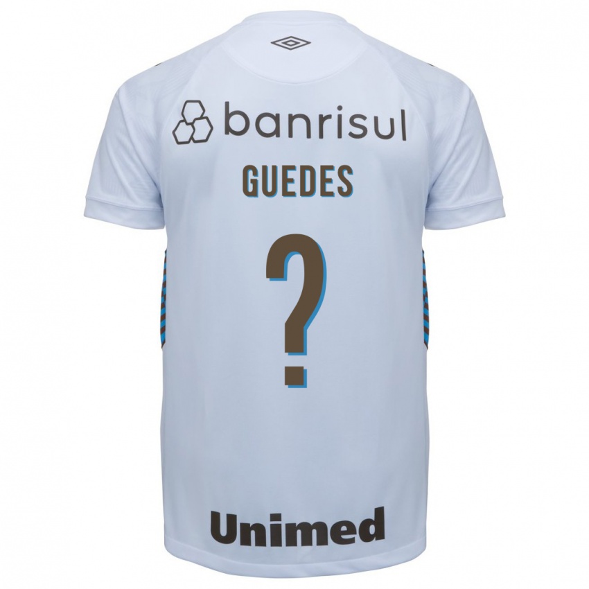 Niño Camiseta Guilherme Guedes #0 Blanco 2ª Equipación 2023/24 La Camisa Argentina