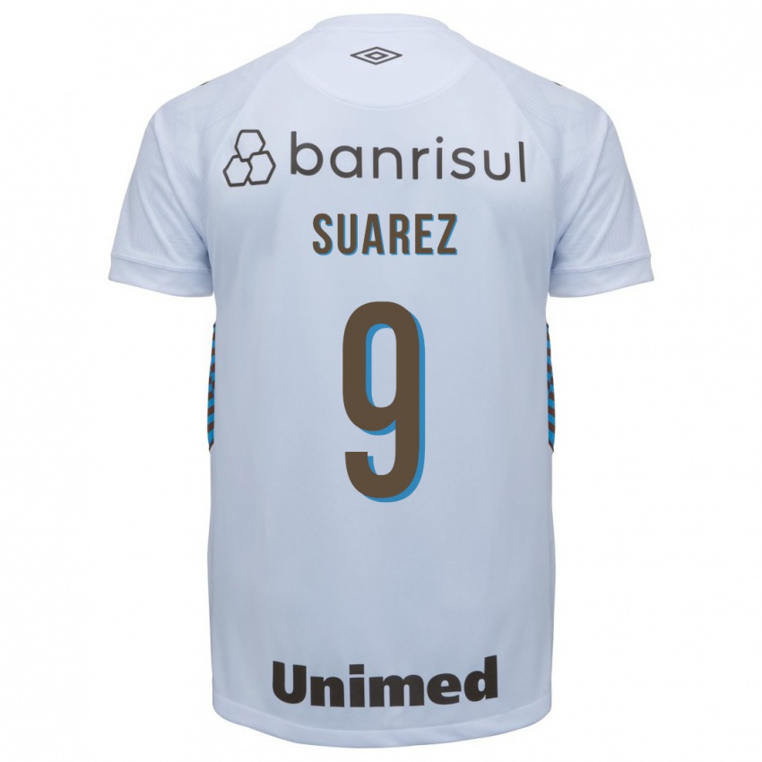 Niño Camiseta Luis Suárez #9 Blanco 2ª Equipación 2023/24 La Camisa Argentina
