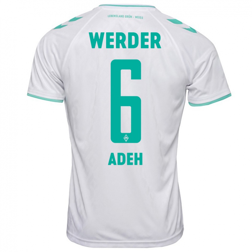 Niño Camiseta Wesley Adeh #6 Blanco 2ª Equipación 2023/24 La Camisa Argentina