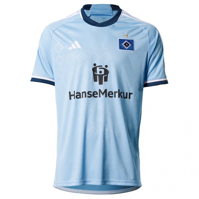 Niño Camiseta Hannes Hermann #23 Azul 2ª Equipación 2023/24 La Camisa Argentina