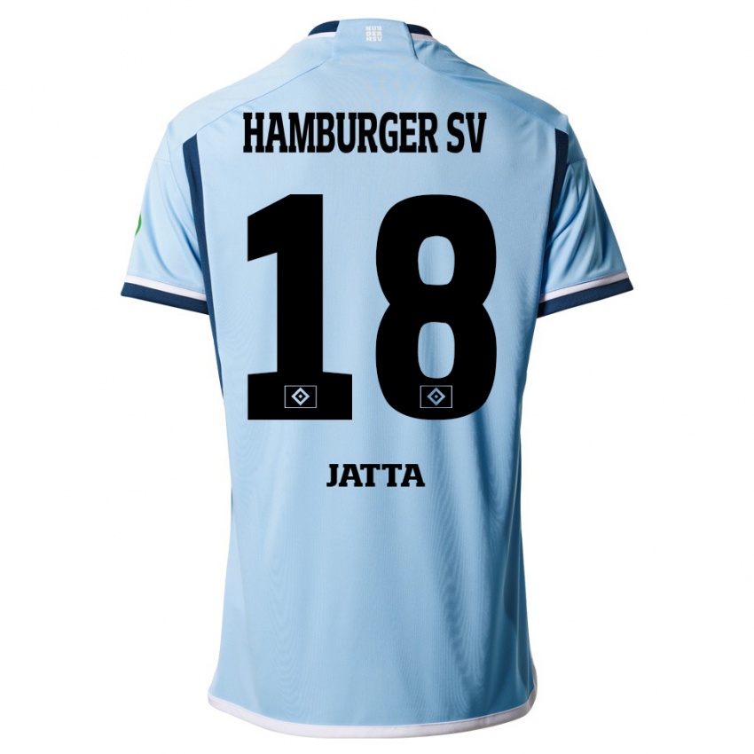 Niño Camiseta Bakery Jatta #18 Azul 2ª Equipación 2023/24 La Camisa Argentina