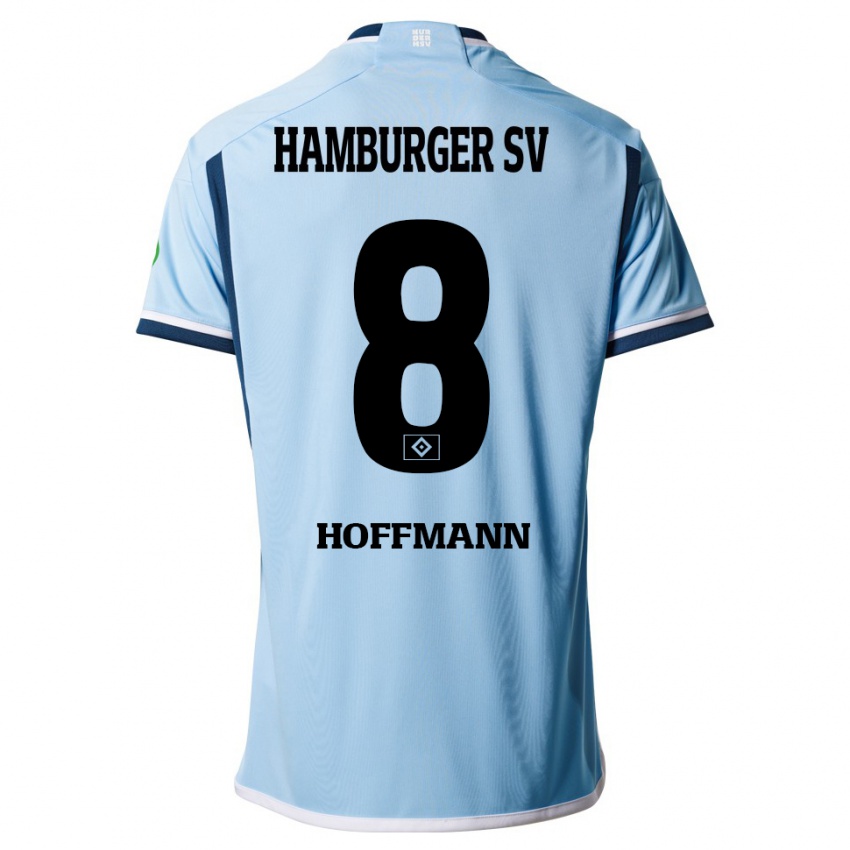 Niño Camiseta Nick Hoffmann #8 Azul 2ª Equipación 2023/24 La Camisa Argentina