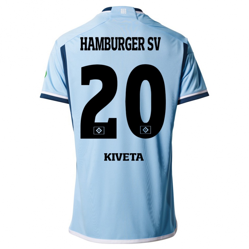 Niño Camiseta Glory Kiveta #20 Azul 2ª Equipación 2023/24 La Camisa Argentina