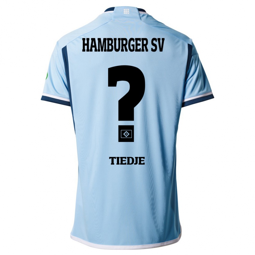 Niño Camiseta Patrick Tiedje #0 Azul 2ª Equipación 2023/24 La Camisa Argentina