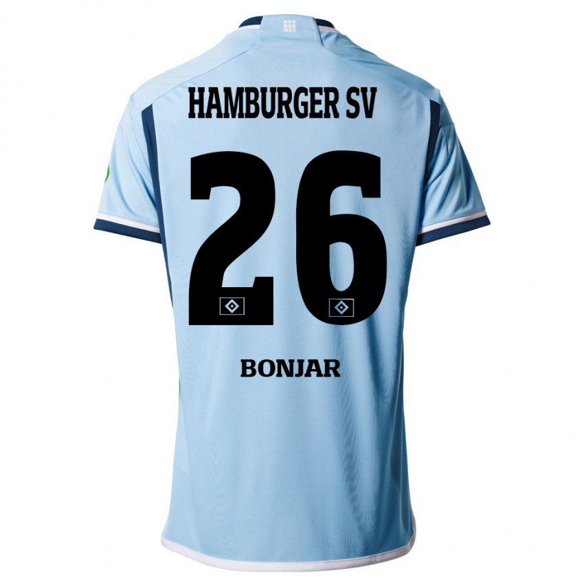 Niño Camiseta Amir Bonjar #26 Azul 2ª Equipación 2023/24 La Camisa Argentina