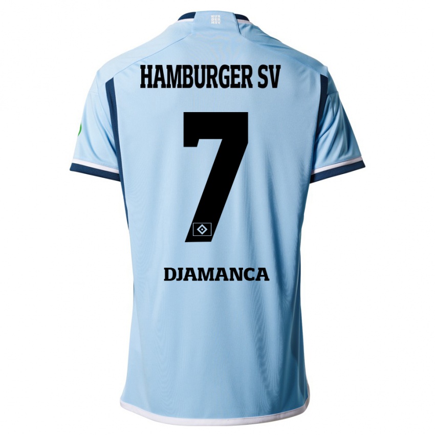 Niño Camiseta Ismaila Djamanca #7 Azul 2ª Equipación 2023/24 La Camisa Argentina