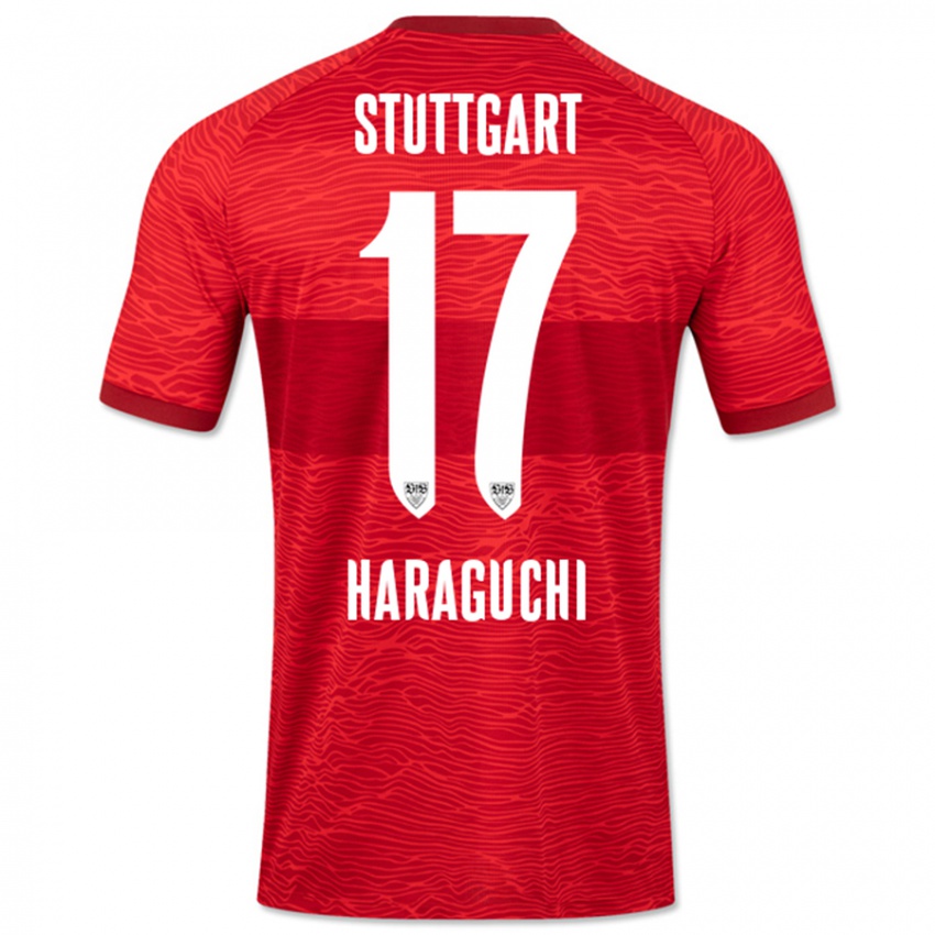 Niño Camiseta Genki Haraguchi #17 Rojo 2ª Equipación 2023/24 La Camisa Argentina