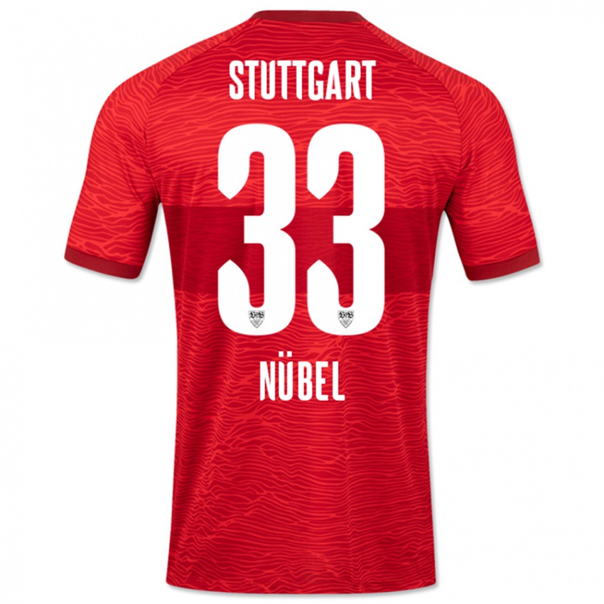 Niño Camiseta Alexander Nübel #33 Rojo 2ª Equipación 2023/24 La Camisa Argentina