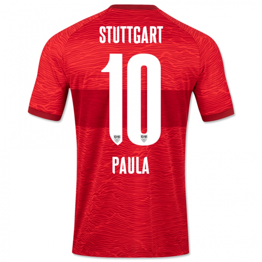 Niño Camiseta Raul Paula #10 Rojo 2ª Equipación 2023/24 La Camisa Argentina