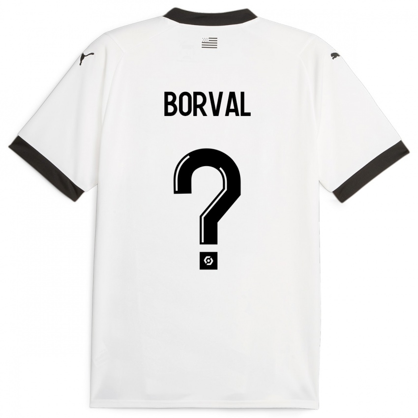 Niño Camiseta Cyril Borval #0 Blanco 2ª Equipación 2023/24 La Camisa Argentina