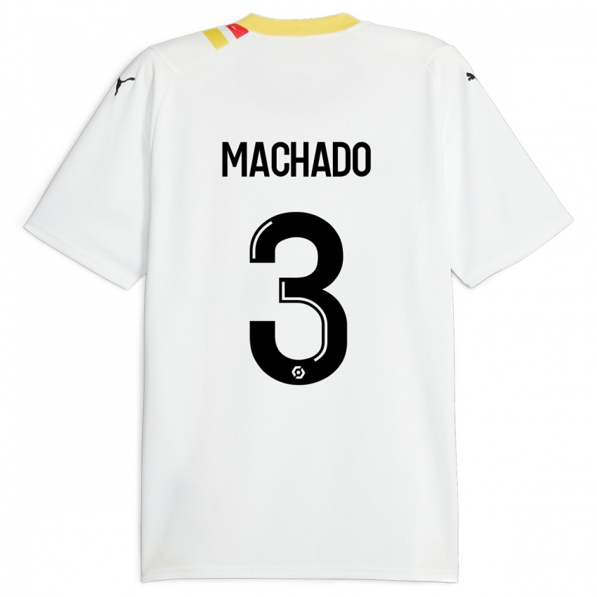 Niño Camiseta Deiver Machado #3 Negro 2ª Equipación 2023/24 La Camisa Argentina