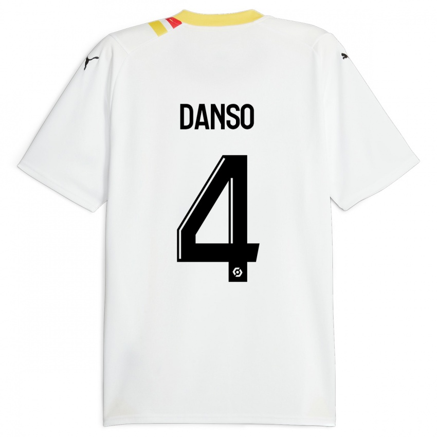 Niño Camiseta Kevin Danso #4 Negro 2ª Equipación 2023/24 La Camisa Argentina