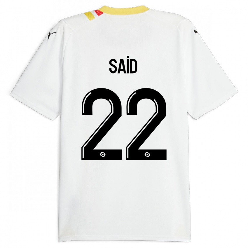Niño Camiseta Wesley Saïd #22 Negro 2ª Equipación 2023/24 La Camisa Argentina