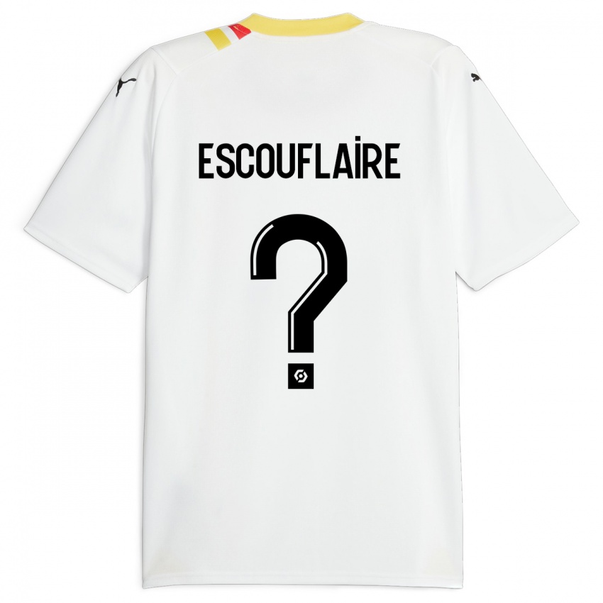 Niño Camiseta Mattéo Escouflaire #0 Negro 2ª Equipación 2023/24 La Camisa Argentina