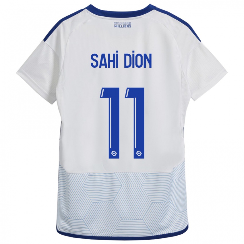 Niño Camiseta Moïse Sahi Dion #11 Blanco 2ª Equipación 2023/24 La Camisa Argentina