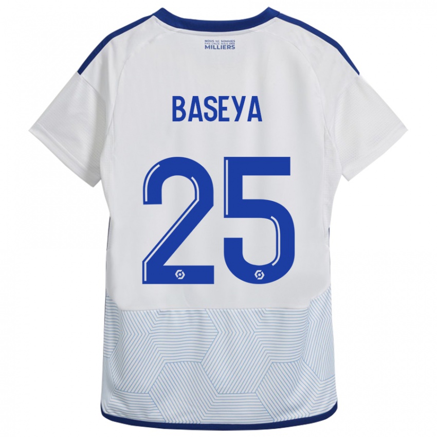 Niño Camiseta Steven Baseya #25 Blanco 2ª Equipación 2023/24 La Camisa Argentina