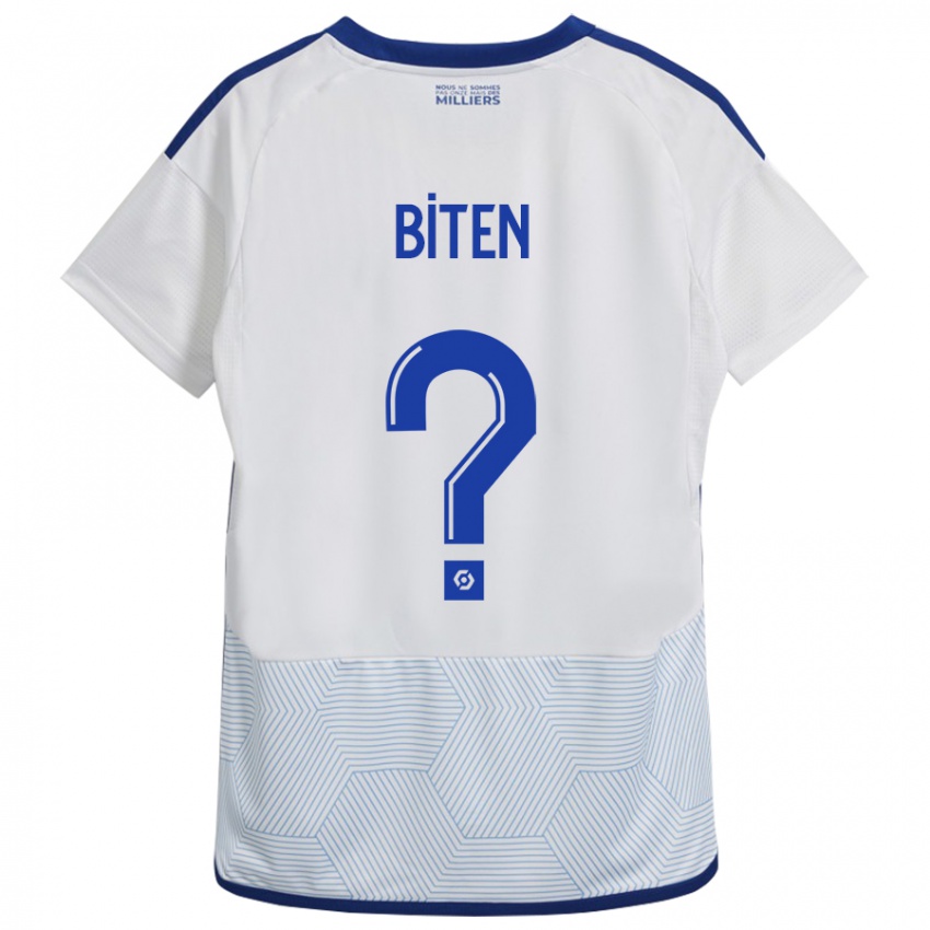 Niño Camiseta Clancy Valère Biten #0 Blanco 2ª Equipación 2023/24 La Camisa Argentina