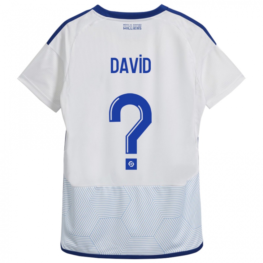 Niño Camiseta David #0 Blanco 2ª Equipación 2023/24 La Camisa Argentina