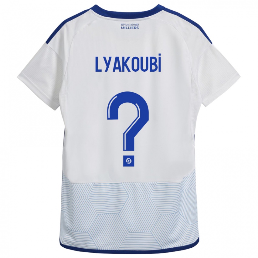 Niño Camiseta Oussama Lyakoubi #0 Blanco 2ª Equipación 2023/24 La Camisa Argentina