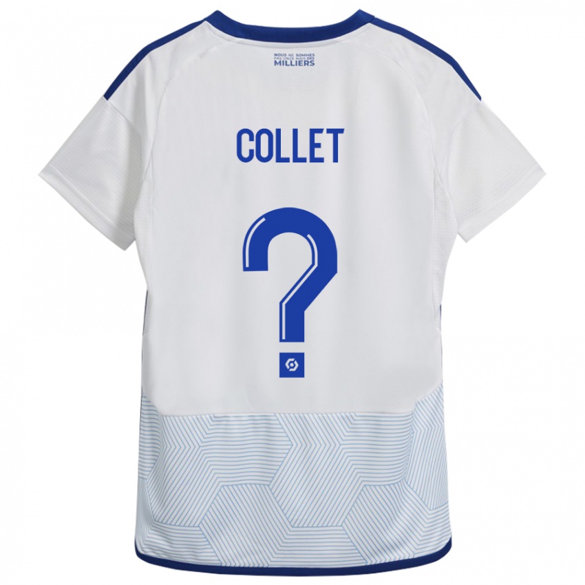 Niño Camiseta Arthur Tirard Collet #0 Blanco 2ª Equipación 2023/24 La Camisa Argentina