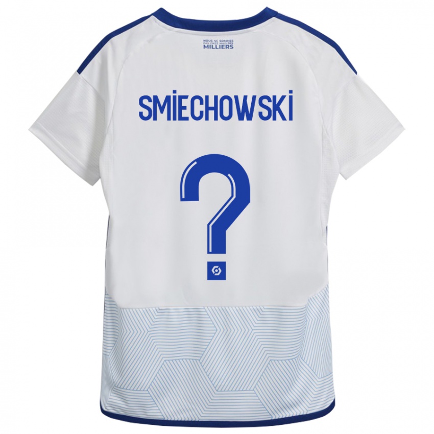 Niño Camiseta Artur Smiechowski #0 Blanco 2ª Equipación 2023/24 La Camisa Argentina