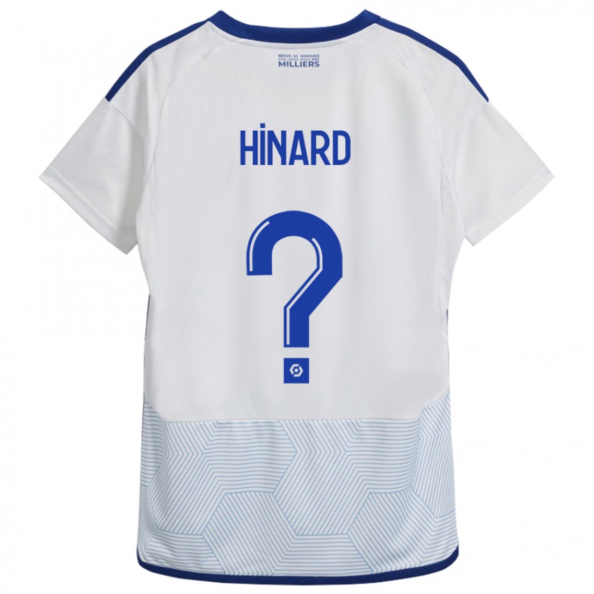 Niño Camiseta Noa Hinard #0 Blanco 2ª Equipación 2023/24 La Camisa Argentina