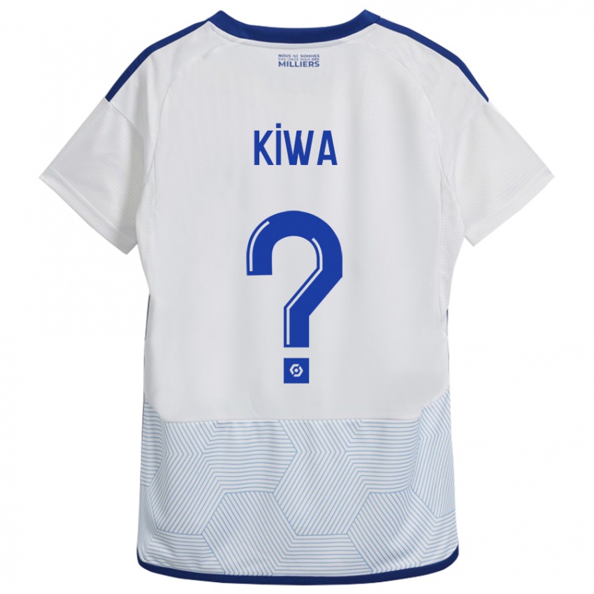 Niño Camiseta Bradel Kiwa #0 Blanco 2ª Equipación 2023/24 La Camisa Argentina