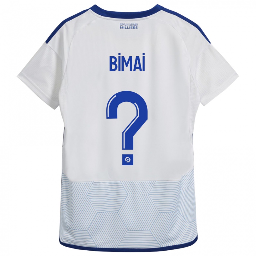 Niño Camiseta Longin Bimai #0 Blanco 2ª Equipación 2023/24 La Camisa Argentina