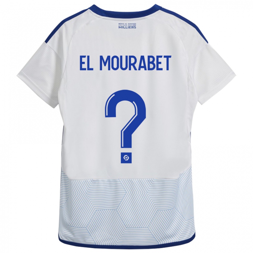 Niño Camiseta Samir El Mourabet #0 Blanco 2ª Equipación 2023/24 La Camisa Argentina