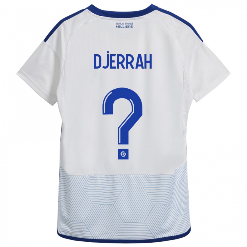 Niño Camiseta Karim Djerrah #0 Blanco 2ª Equipación 2023/24 La Camisa Argentina