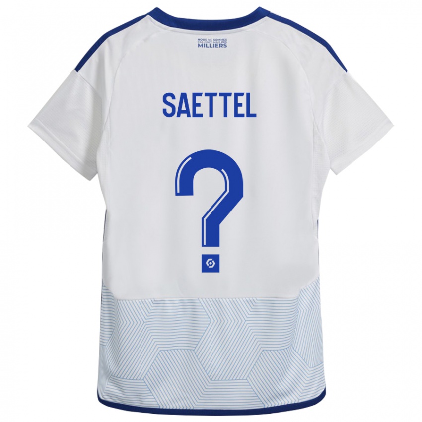 Niño Camiseta Tom Saettel #0 Blanco 2ª Equipación 2023/24 La Camisa Argentina