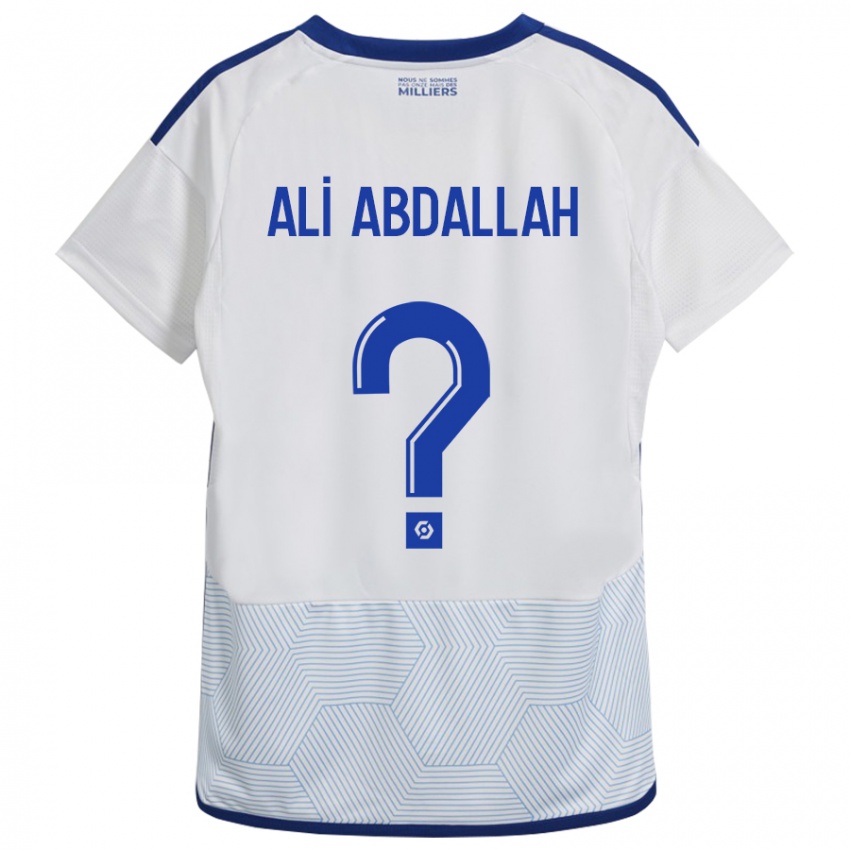 Niño Camiseta Aboubacar Ali Abdallah #0 Blanco 2ª Equipación 2023/24 La Camisa Argentina