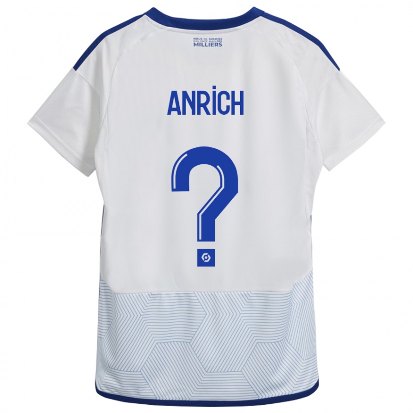 Niño Camiseta Melchior Anrich #0 Blanco 2ª Equipación 2023/24 La Camisa Argentina