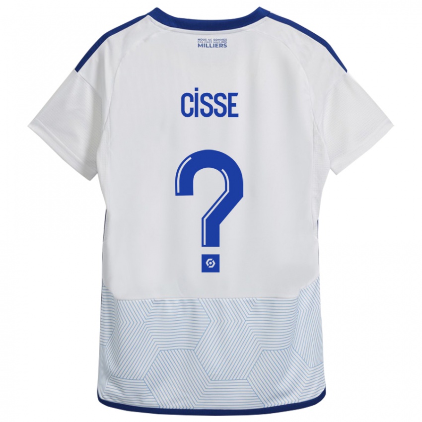 Niño Camiseta Louis Cisse #0 Blanco 2ª Equipación 2023/24 La Camisa Argentina