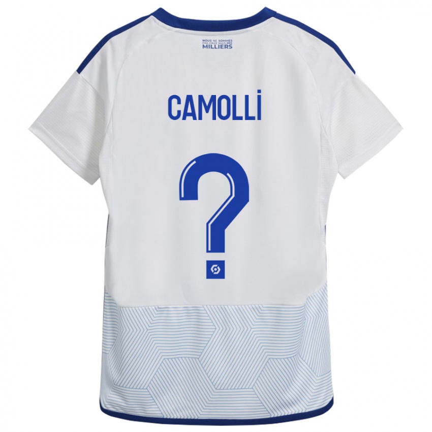 Niño Camiseta Benjamin Camolli #0 Blanco 2ª Equipación 2023/24 La Camisa Argentina