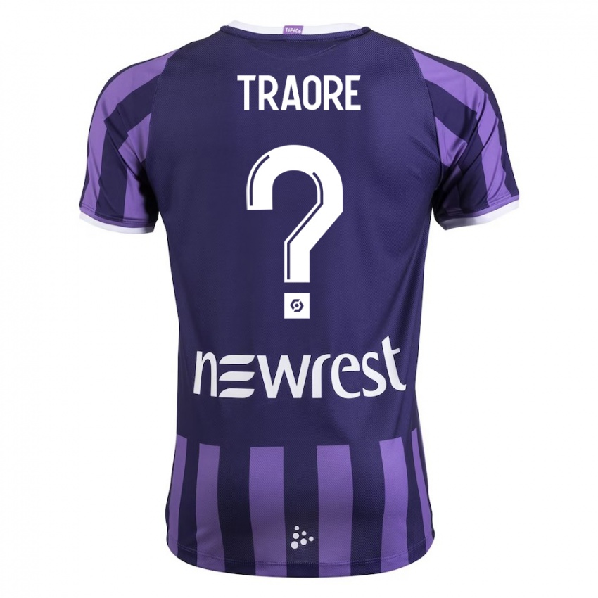 Niño Camiseta Bonota Traoré #0 Morado 2ª Equipación 2023/24 La Camisa Argentina