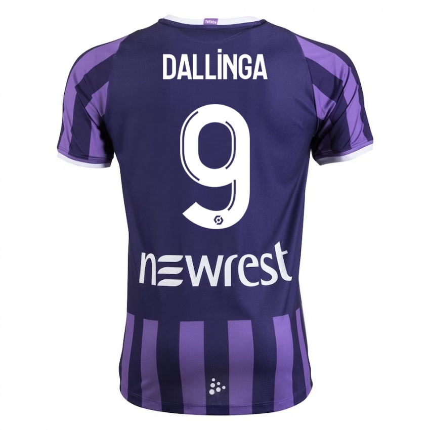 Niño Camiseta Thijs Dallinga #9 Morado 2ª Equipación 2023/24 La Camisa Argentina