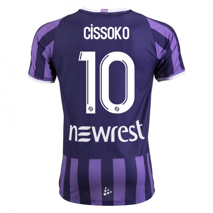 Niño Camiseta Ibrahim Cissoko #10 Morado 2ª Equipación 2023/24 La Camisa Argentina