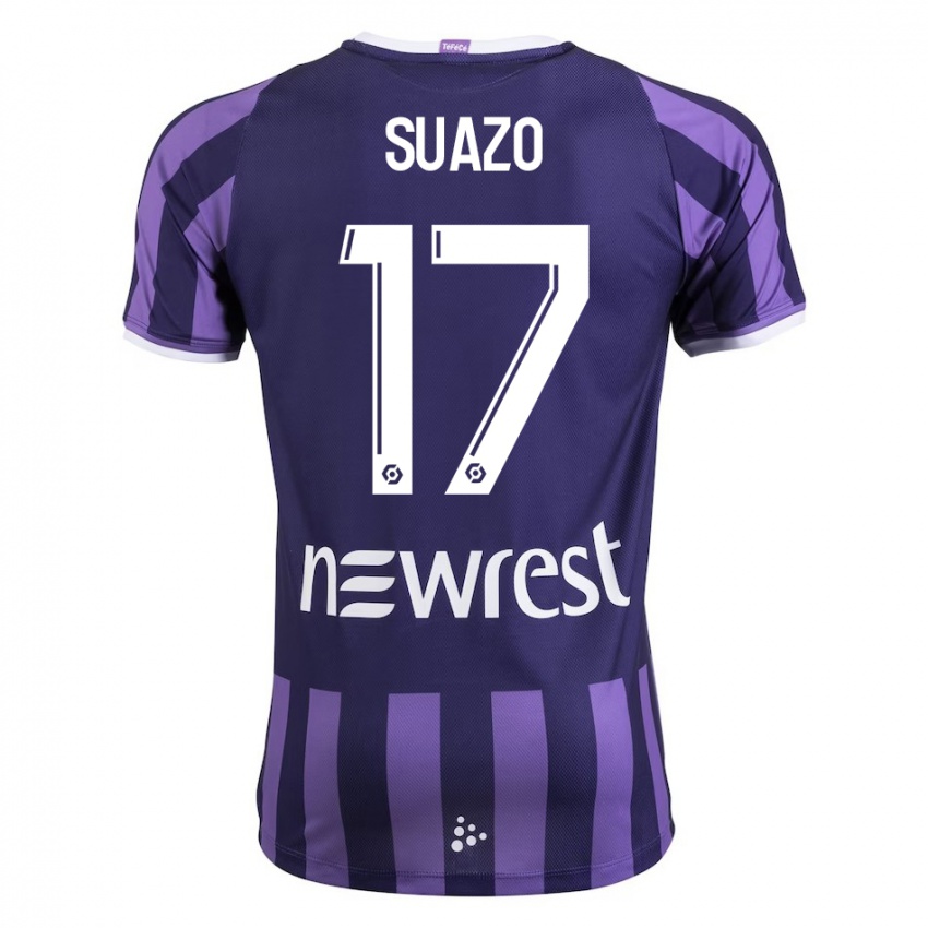 Niño Camiseta Gabriel Suazo #17 Morado 2ª Equipación 2023/24 La Camisa Argentina