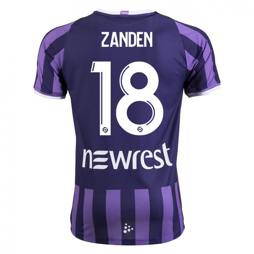 Niño Camiseta Oliver Zandén #18 Morado 2ª Equipación 2023/24 La Camisa Argentina