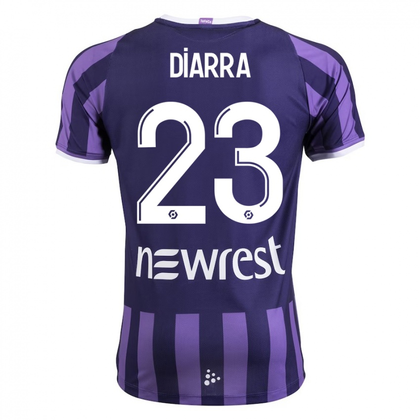 Niño Camiseta Moussa Diarra #23 Morado 2ª Equipación 2023/24 La Camisa Argentina