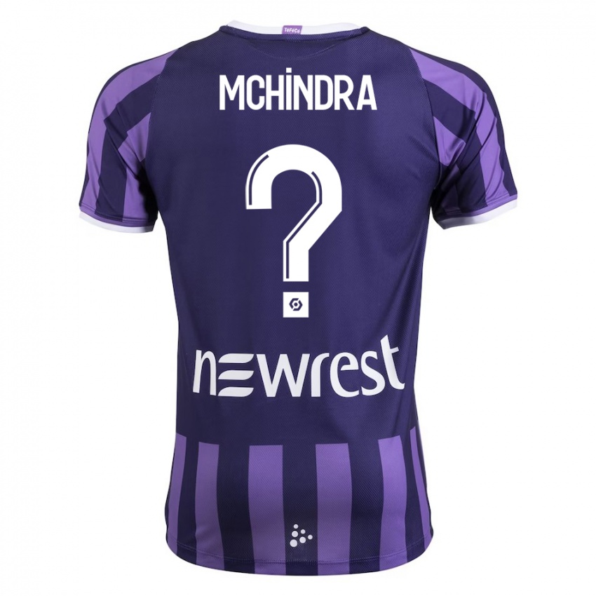 Niño Camiseta Naime Said Mchindra #0 Morado 2ª Equipación 2023/24 La Camisa Argentina