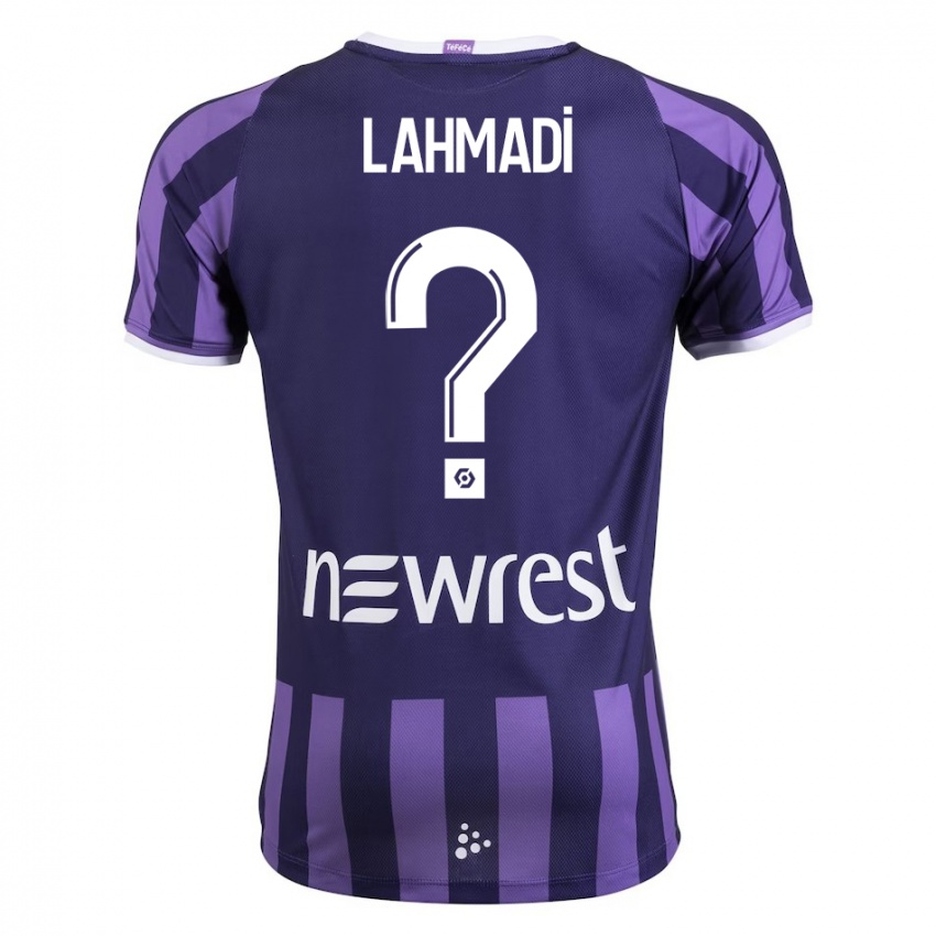 Niño Camiseta Noah Lahmadi #0 Morado 2ª Equipación 2023/24 La Camisa Argentina