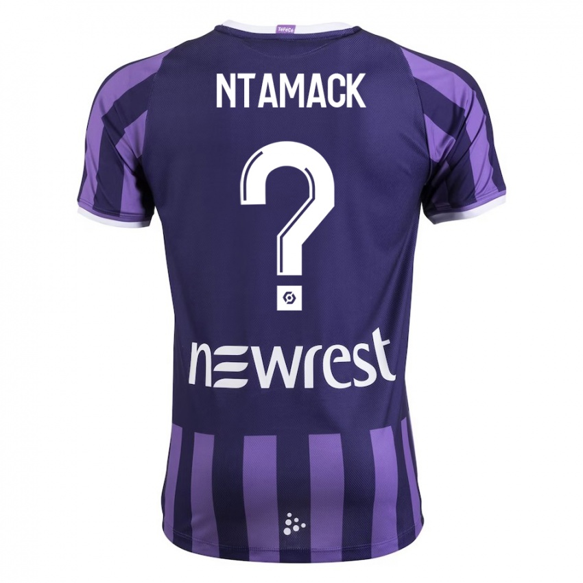 Niño Camiseta Alexis Ntamack #0 Morado 2ª Equipación 2023/24 La Camisa Argentina