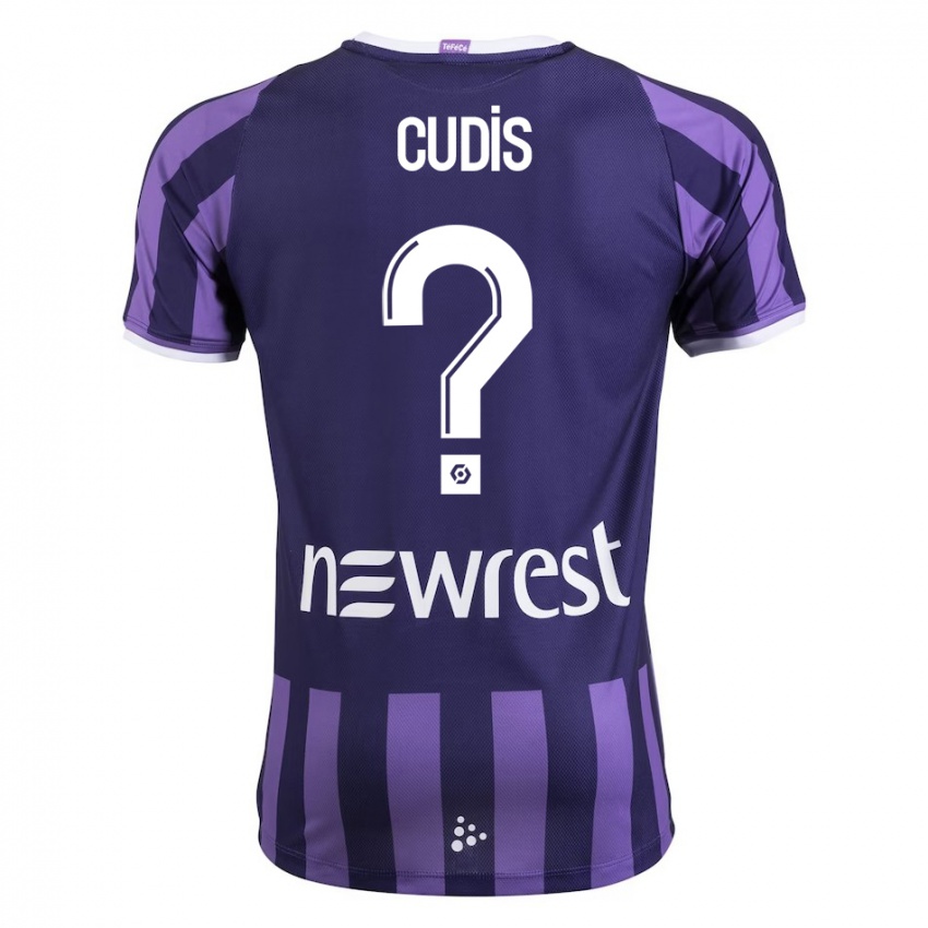 Niño Camiseta Sacha Cudis #0 Morado 2ª Equipación 2023/24 La Camisa Argentina