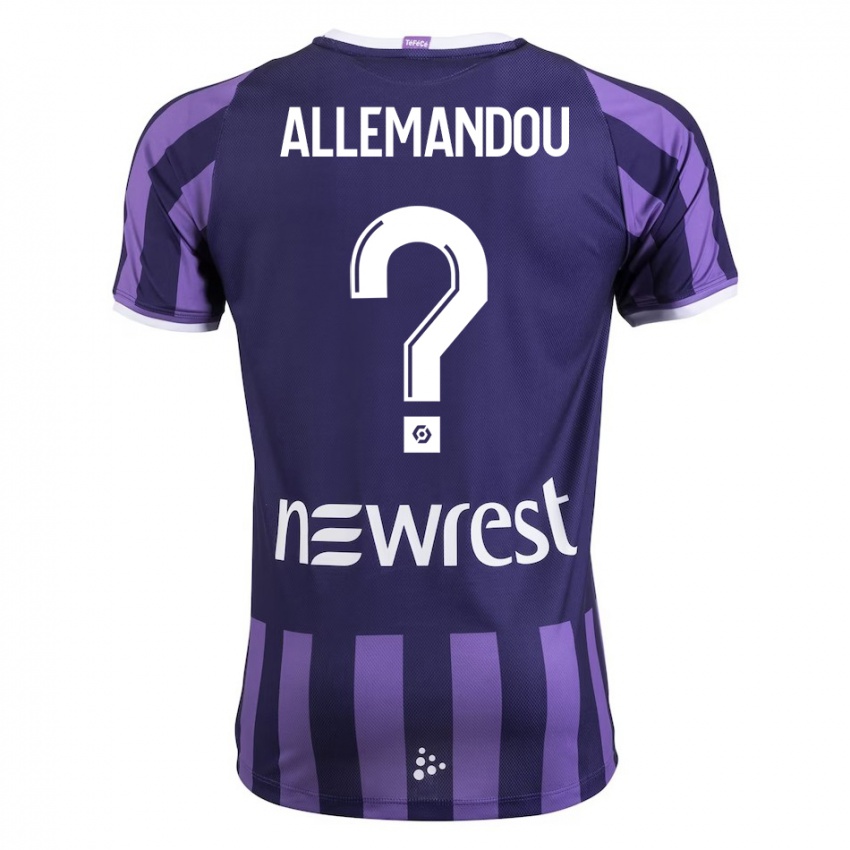 Niño Camiseta Teddy Allemandou #0 Morado 2ª Equipación 2023/24 La Camisa Argentina