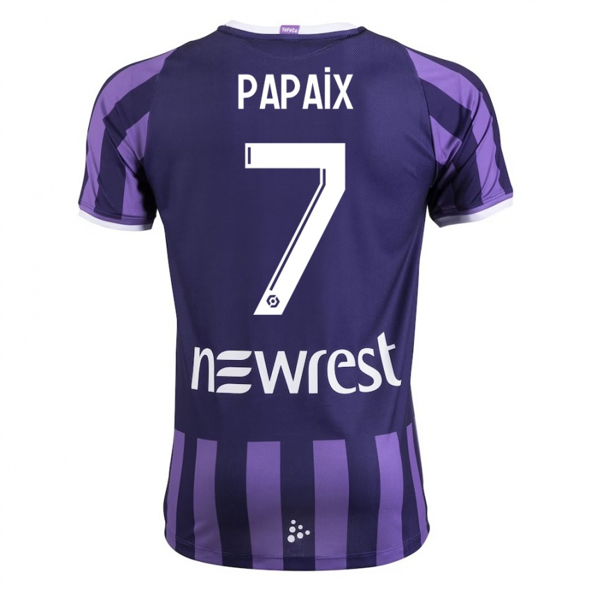 Niño Camiseta Marie Papaix #7 Morado 2ª Equipación 2023/24 La Camisa Argentina