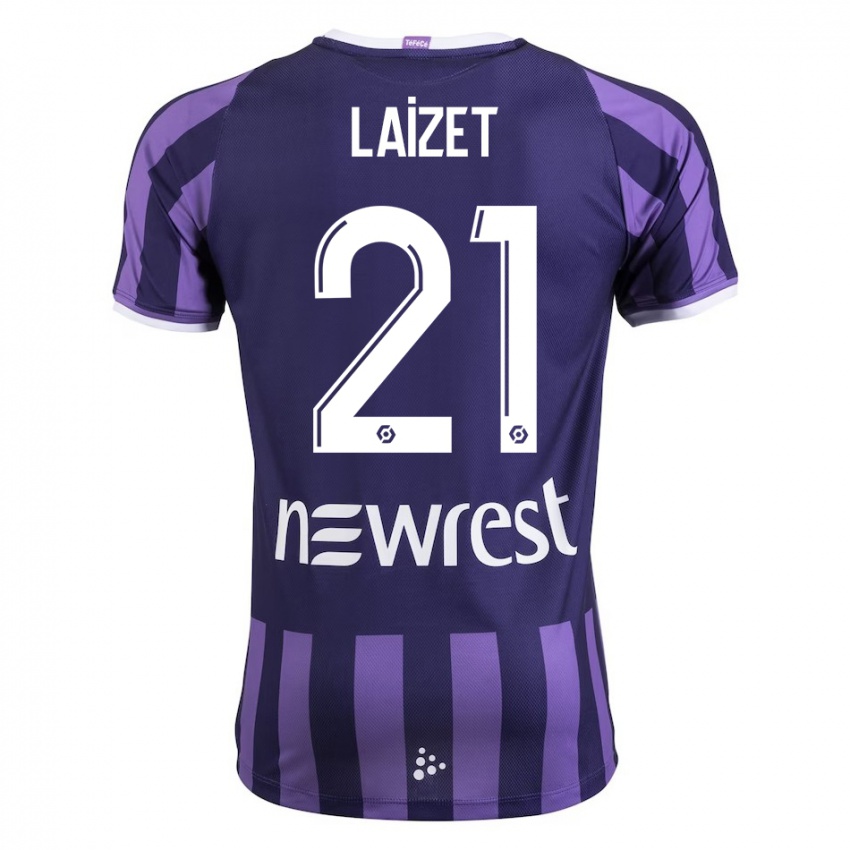 Niño Camiseta Emma Laizet #21 Morado 2ª Equipación 2023/24 La Camisa Argentina