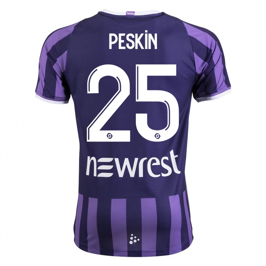 Niño Camiseta Kelso Peskin #25 Morado 2ª Equipación 2023/24 La Camisa Argentina