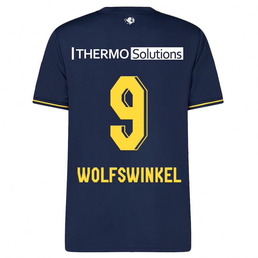 Niño Camiseta Ricky Van Wolfswinkel #9 Armada 2ª Equipación 2023/24 La Camisa Argentina